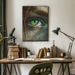 Hyper-realistic Eye Close-up: Artistic Poster PosterGoat