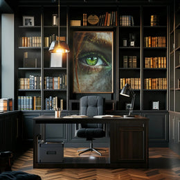 Hyper-realistic Eye Close-up: Artistic Poster PosterGoat