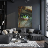 Hyper-realistic Eye Close-up: Artistic Poster PosterGoat