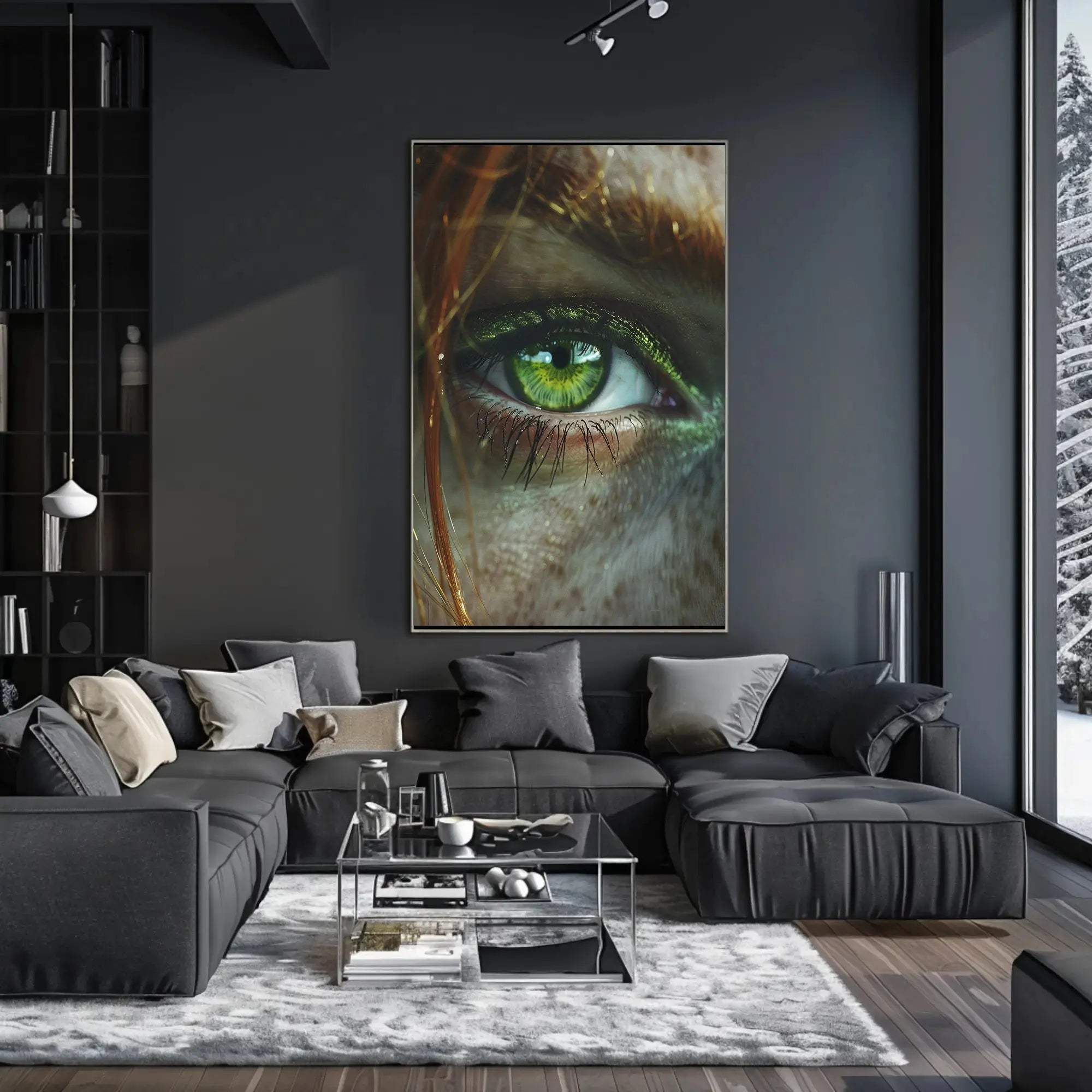 Hyper-realistic Eye Close-up: Artistic Poster PosterGoat