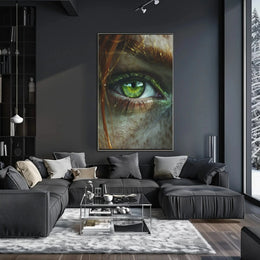 Hyper-realistic Eye Close-up: Artistic Poster PosterGoat
