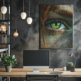 Hyper-realistic Eye Close-up: Artistic Poster PosterGoat