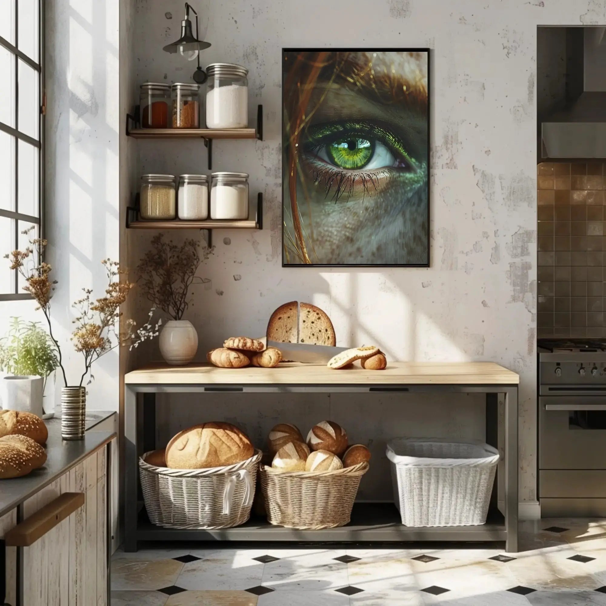 Hyper-realistic Eye Close-up: Artistic Poster PosterGoat