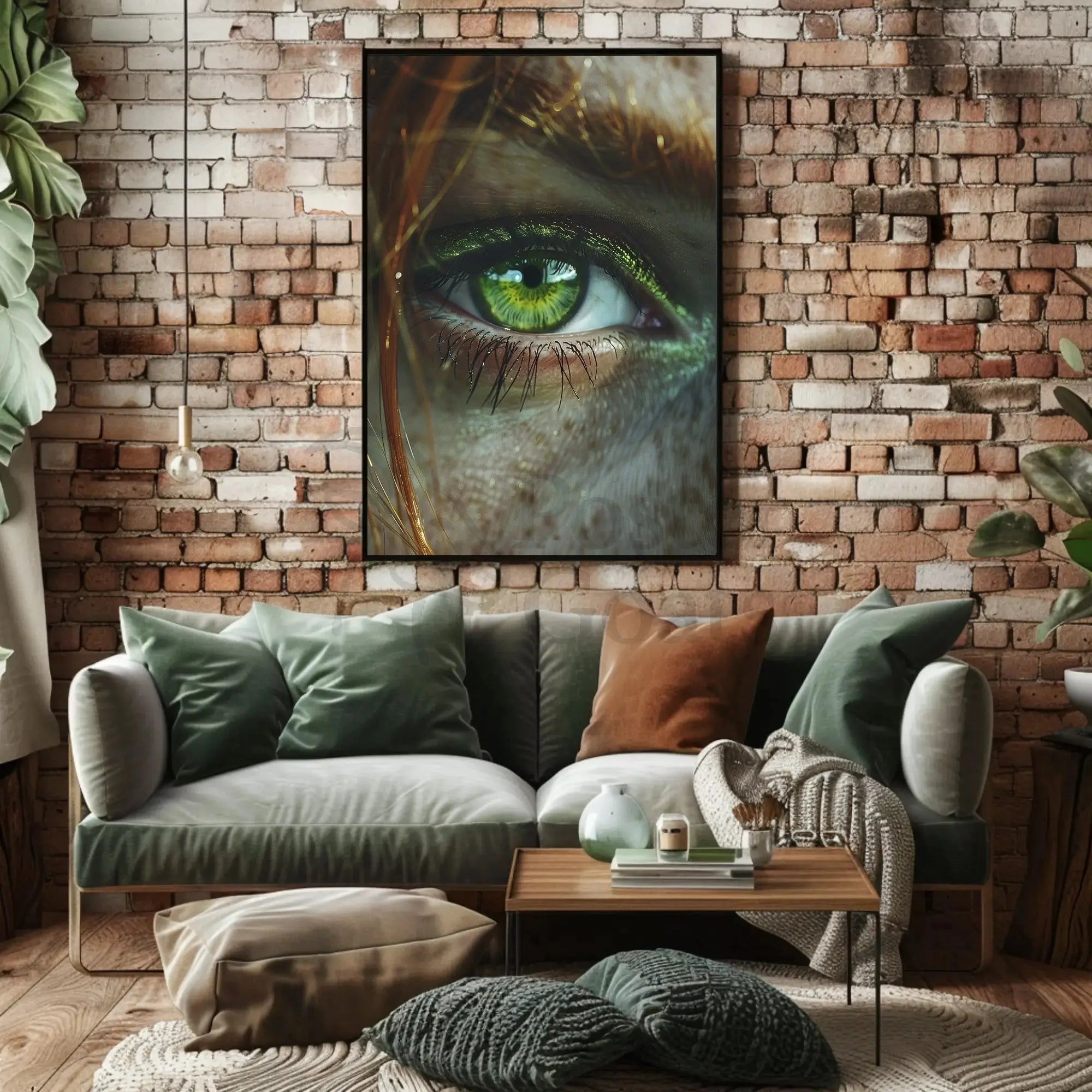 Hyper-realistic Eye Close-up: Artistic Poster PosterGoat