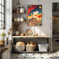 Ibiza's Dreamy Landscape Vintage Travel Poster PosterGoat