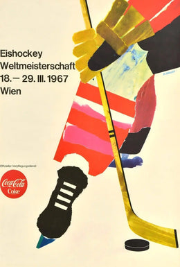 Ice Hockey Championship 1967 Artistic Sports Poster PosterGoat