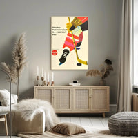 Ice Hockey Championship 1967 Artistic Sports Poster PosterGoat