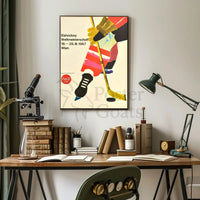 Ice Hockey Championship 1967 Artistic Sports Poster PosterGoat