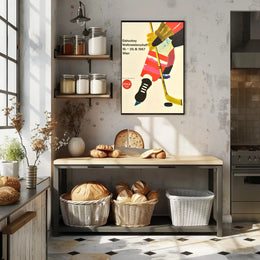 Ice Hockey Championship 1967 Artistic Sports Poster PosterGoat