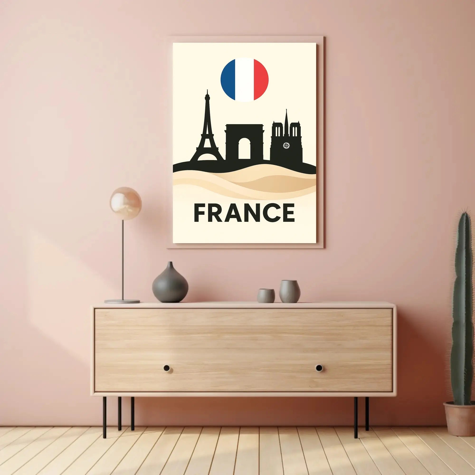 Iconic Paris Landscapes France Travel Poster PosterGoat