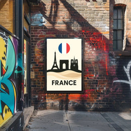 Iconic Paris Landscapes France Travel Poster PosterGoat