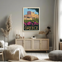 Iconic View of Acropolis Travel Poster PosterGoat