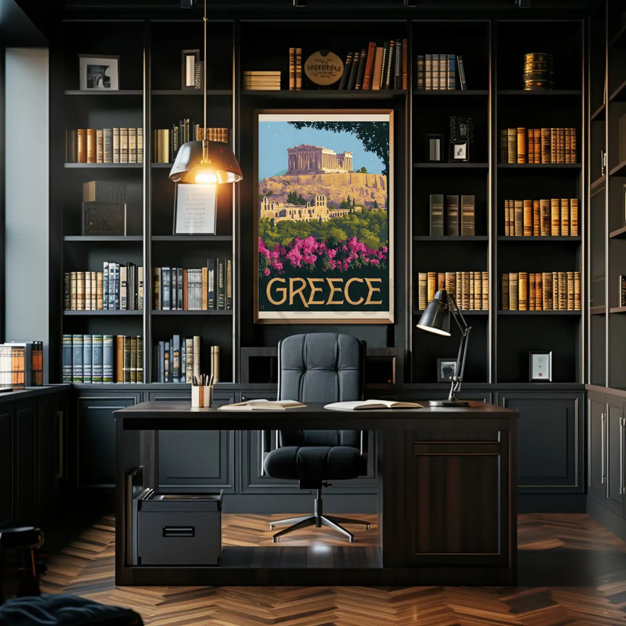 Iconic View of Acropolis Travel Poster PosterGoat