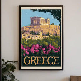 Iconic View of Acropolis Travel Poster PosterGoat
