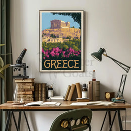 Iconic View of Acropolis Travel Poster PosterGoat
