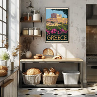Iconic View of Acropolis Travel Poster PosterGoat