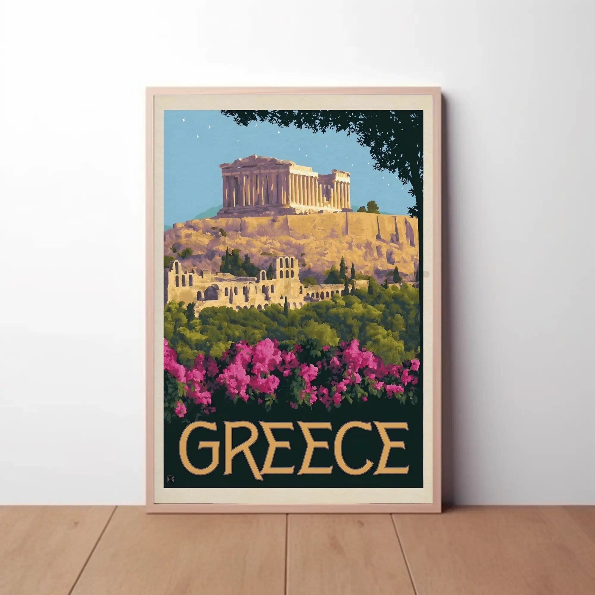 Iconic View of Acropolis Travel Poster PosterGoat