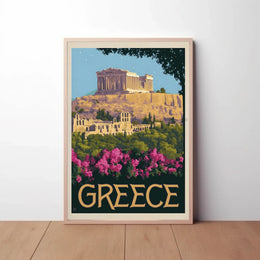 Iconic View of Acropolis Travel Poster PosterGoat