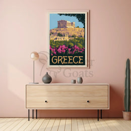 Iconic View of Acropolis Travel Poster PosterGoat