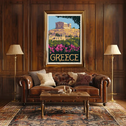 Iconic View of Acropolis Travel Poster PosterGoat