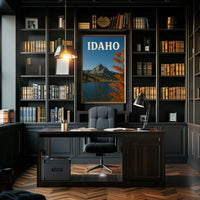 Idaho Autumn Wilderness Scenic Travel Poster PosterGoat