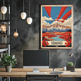 Idaho Landscape Art Print: National Park Poster PosterGoat