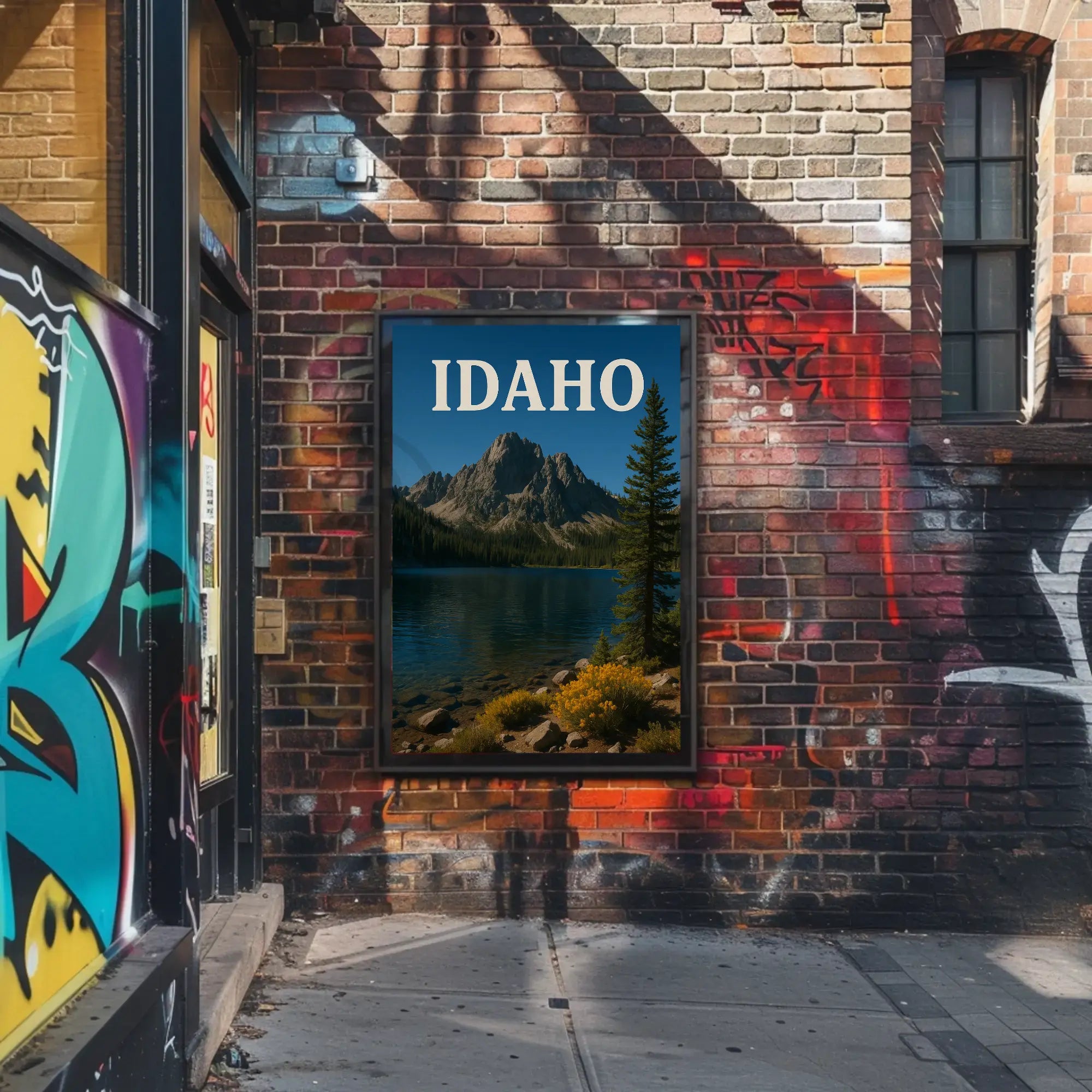 Idaho Scenic Adventure Travel Poster PosterGoat