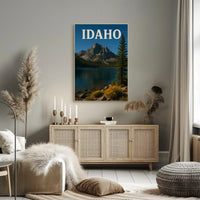 Idaho Scenic Adventure Travel Poster PosterGoat