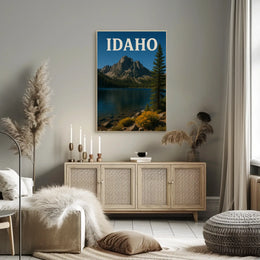 Idaho Scenic Adventure Travel Poster PosterGoat
