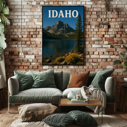 Idaho Scenic Adventure Travel Poster PosterGoat