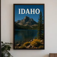 Idaho Scenic Adventure Travel Poster PosterGoat