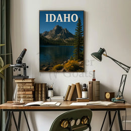 Idaho Scenic Adventure Travel Poster PosterGoat