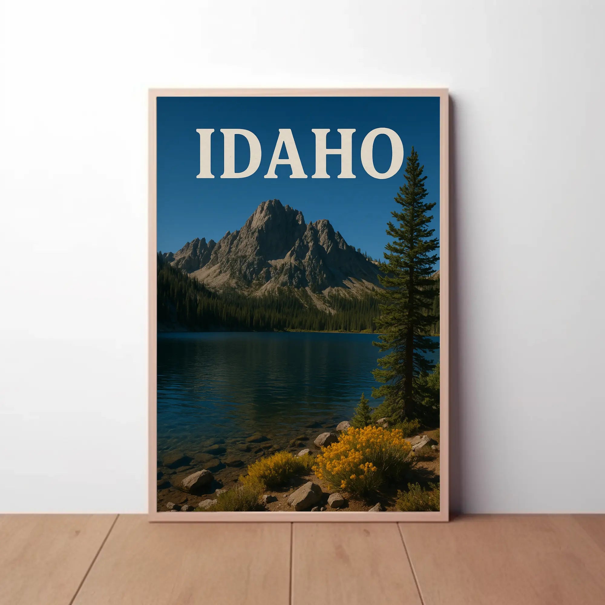 Idaho Scenic Adventure Travel Poster PosterGoat