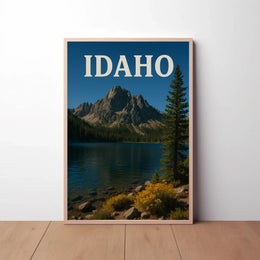 Idaho Scenic Adventure Travel Poster PosterGoat