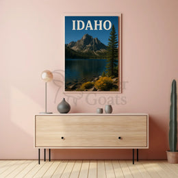 Idaho Scenic Adventure Travel Poster PosterGoat