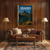 Idaho Scenic Adventure Travel Poster PosterGoat