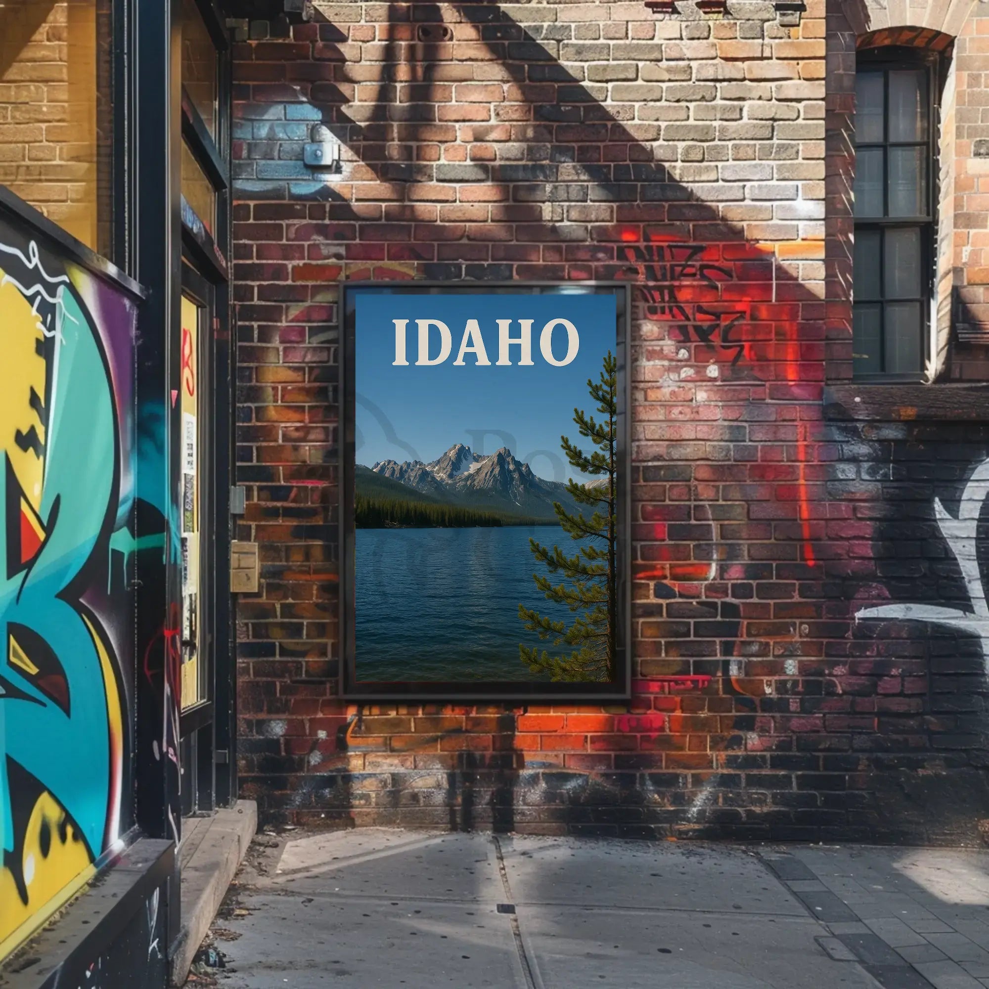 Idaho Scenic Wilderness Travel Poster PosterGoat