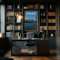 Idaho Scenic Wilderness Travel Poster PosterGoat