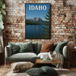 Idaho Scenic Wilderness Travel Poster PosterGoat