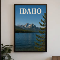 Idaho Scenic Wilderness Travel Poster PosterGoat