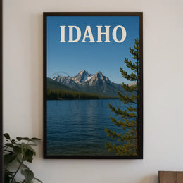 Idaho Scenic Wilderness Travel Poster PosterGoat