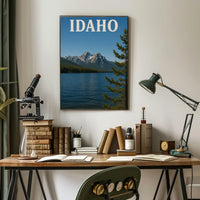 Idaho Scenic Wilderness Travel Poster PosterGoat