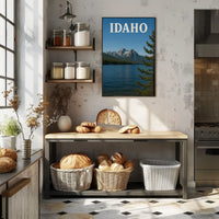 Idaho Scenic Wilderness Travel Poster PosterGoat