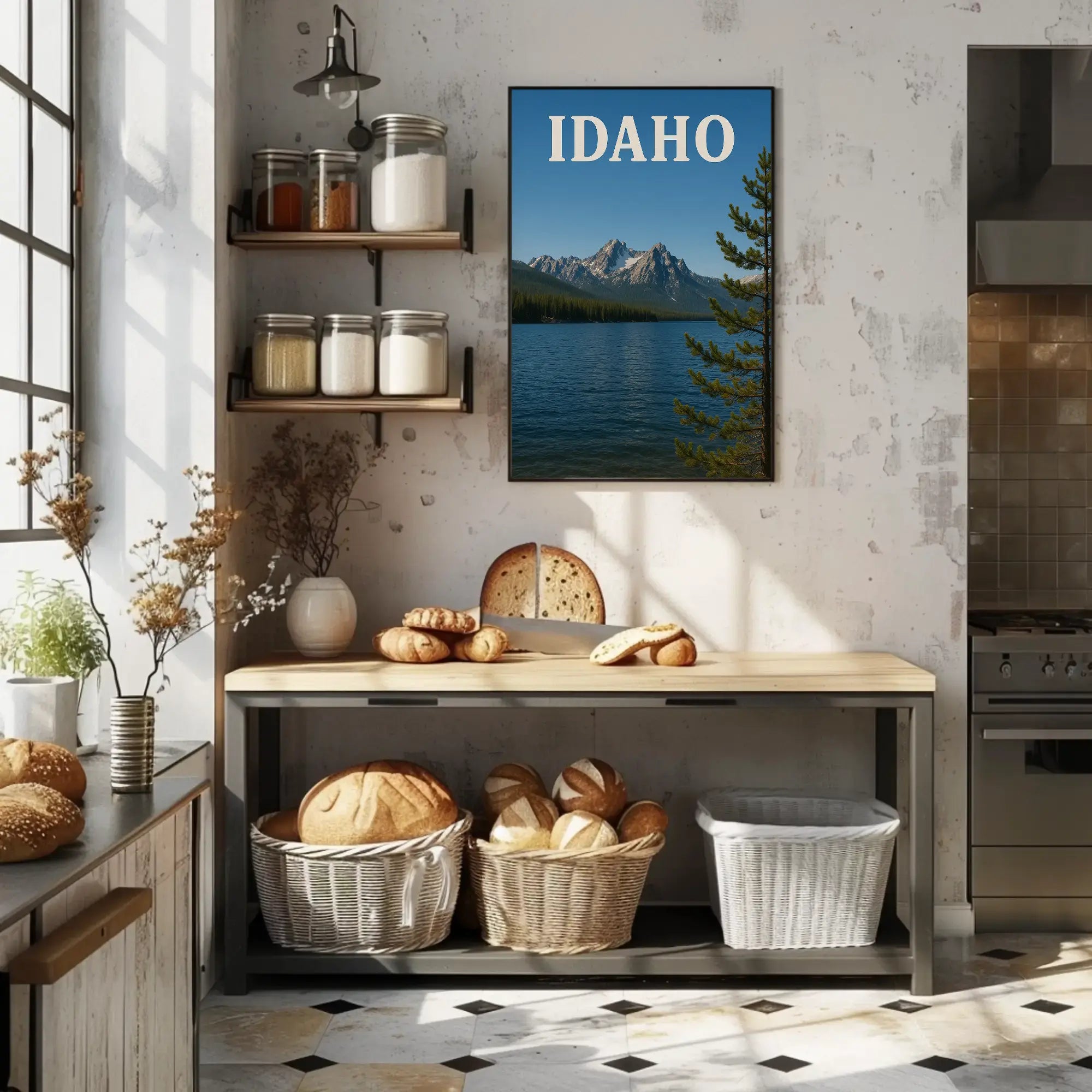 Idaho Scenic Wilderness Travel Poster PosterGoat