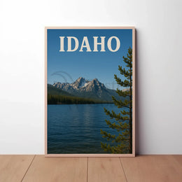Idaho Scenic Wilderness Travel Poster PosterGoat
