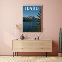 Idaho Scenic Wilderness Travel Poster PosterGoat
