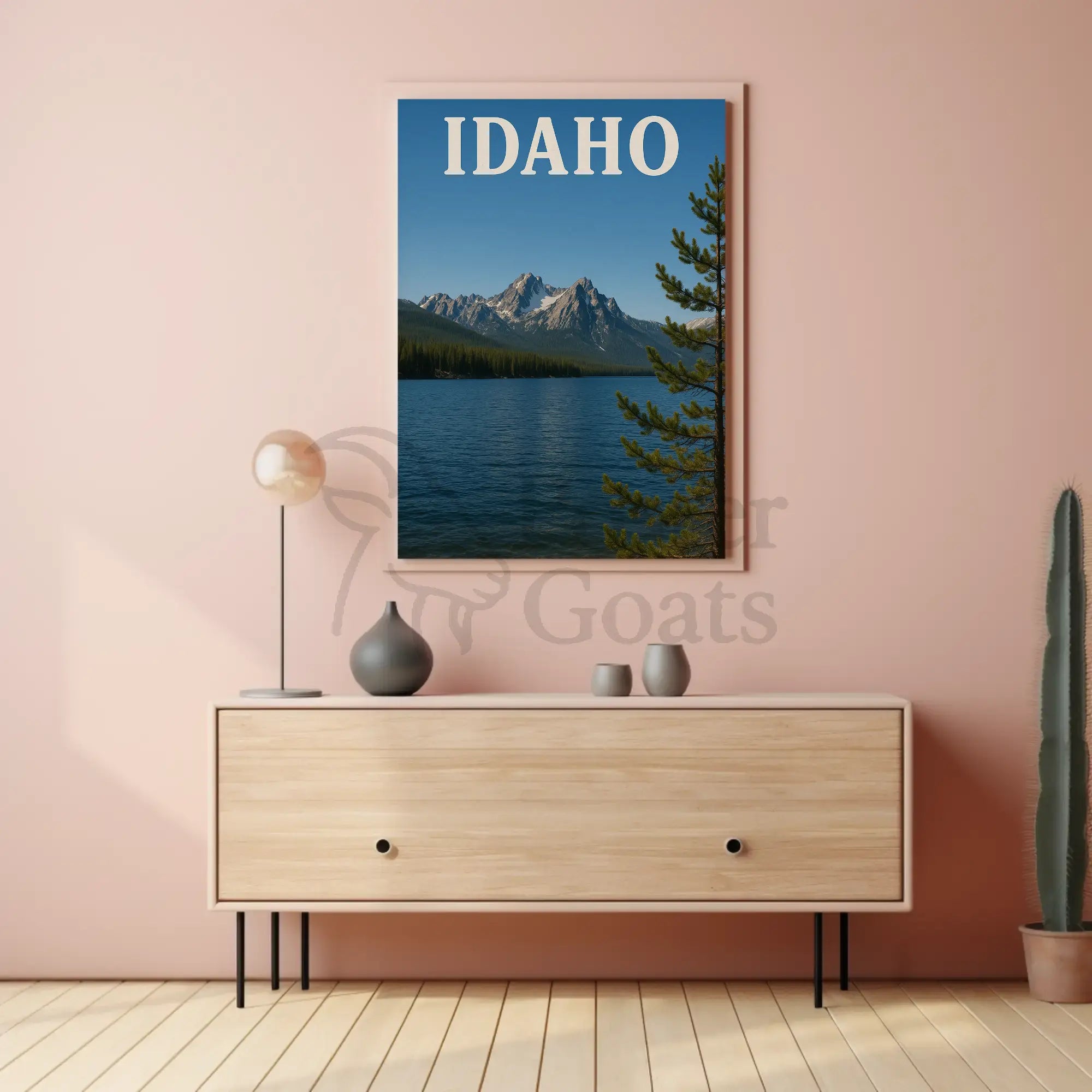 Idaho Scenic Wilderness Travel Poster PosterGoat