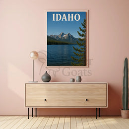 Idaho Scenic Wilderness Travel Poster PosterGoat