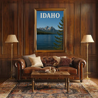 Idaho Scenic Wilderness Travel Poster PosterGoat