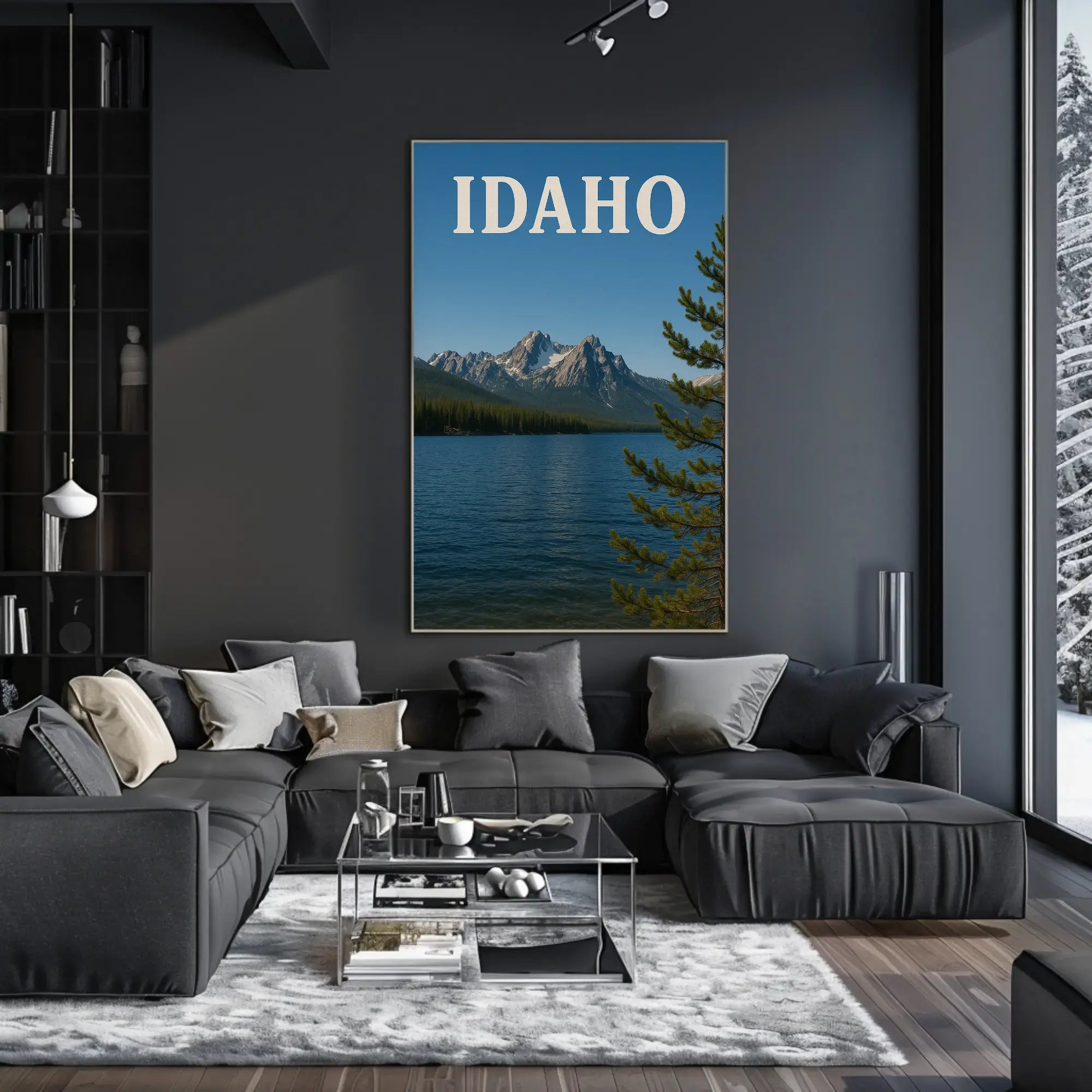 Idaho Scenic Wilderness Travel Poster PosterGoat